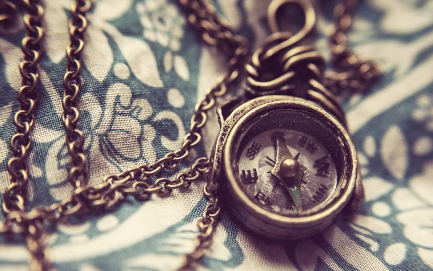 modern mystery school vintage compass